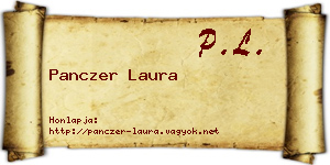 Panczer Laura névjegykártya